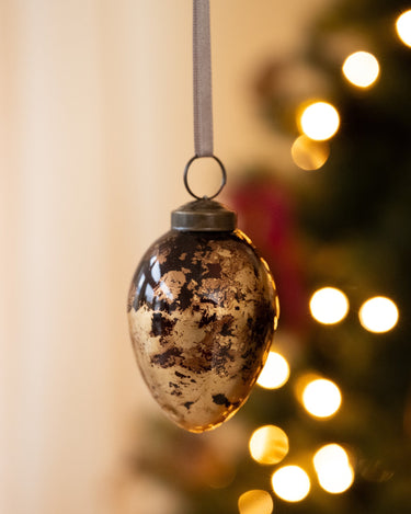 XMAS Ornament Marble Brown - Things I Like Things I Love