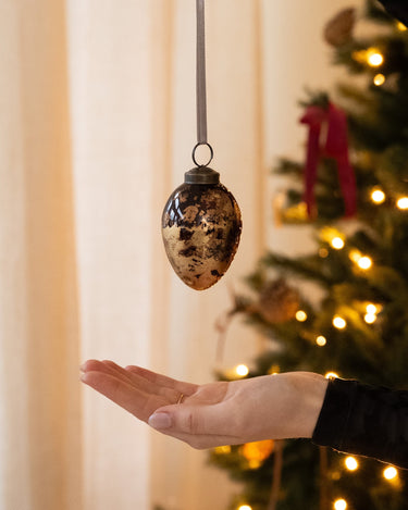 XMAS Ornament Marble Brown - Things I Like Things I Love