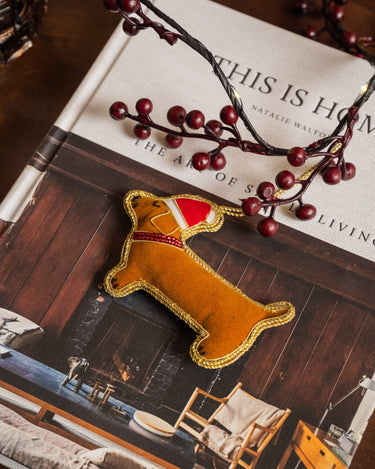 XMAS Ornament Sausage Dog - Things I Like Things I Love