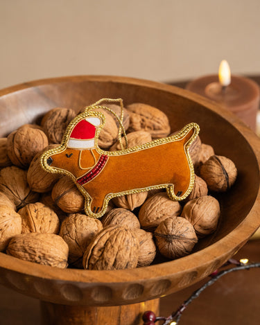 XMAS Ornament Sausage Dog - Things I Like Things I Love
