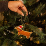 XMAS Ornament Sausage Dog - Things I Like Things I Love