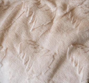 XMAS Plaid Fluffy Trees Ivory - Things I Like Things I Love