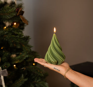 XMAS Soya Candle Tree Twist - Things I Like Things I Love