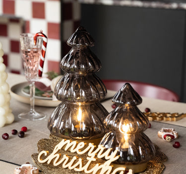 XMAS Table Lamp Tree Bronze Medium - Things I Like Things I Love