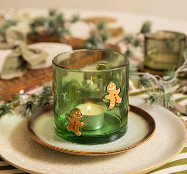 XMAS Tealight Holder Gingerbread Man - Things I Like Things I Love