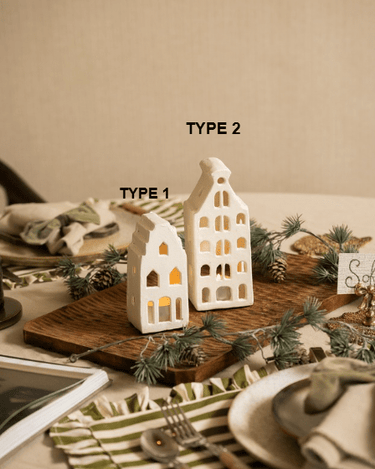 XMAS Tealight Holder House - Things I Like Things I Love