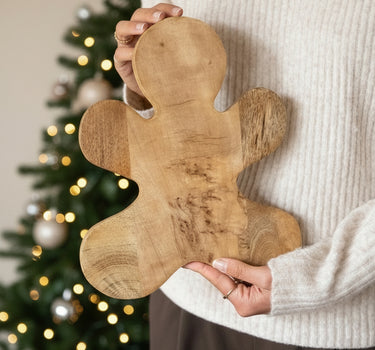 XMAS Tray Ginnie Mango Wood - Things I Like Things I Love