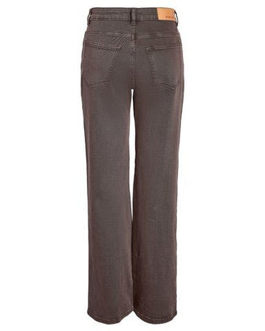 Yolanda Straight Jeans Colored Chocolate Bruin - Things I Like Things I Love