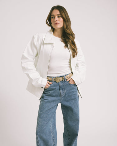 Yves Stud Belt Sand - Things I Like Things I Love