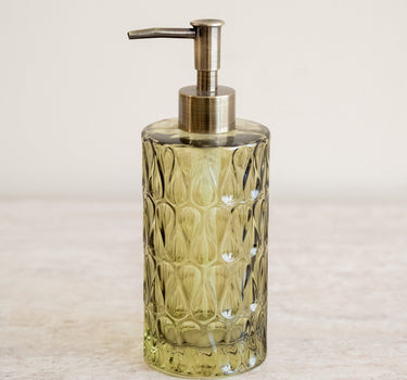 Zeepdispenser Pear Glas Groen - Things I Like Things I Love