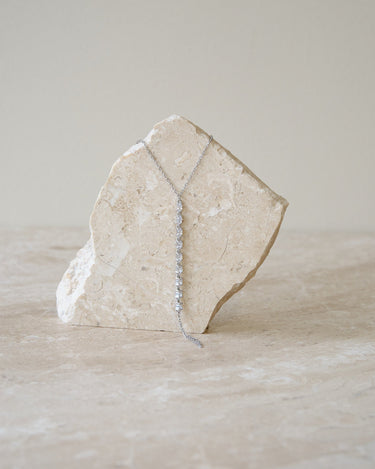 Zircon Tennis Hand Chain Zilver - Things I Like Things I Love