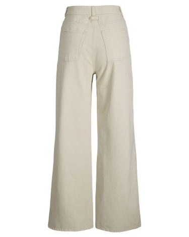 Zoe Ella Wide Detail Pant Ecru - Things I Like Things I Love