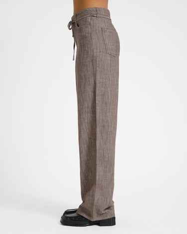 Zoe Fika Wide Pant Brown - Things I Like Things I Love