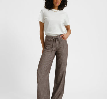 Zoe Fika Wide Pant Brown - Things I Like Things I Love