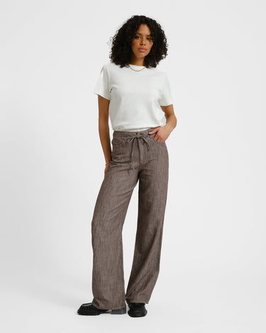 Zoe Fika Wide Pant Brown - Things I Like Things I Love