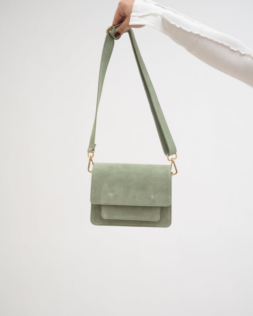 Bag Fenna Green Suede - Things I Like Things I Love