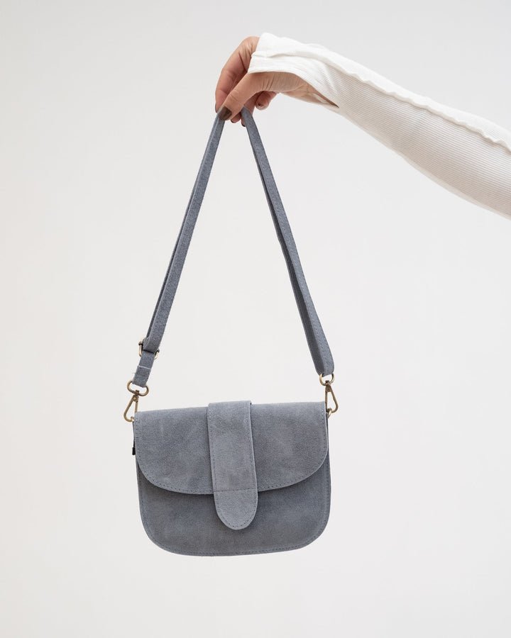 Bag Moon Suede Jeans Blue - Things I Like Things I Love