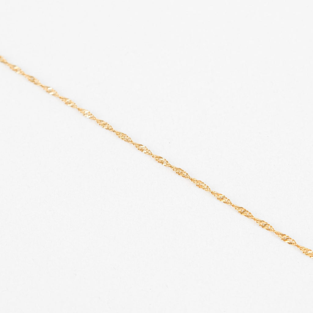 Cara Chain Twisted Necklace Gold - Things I Like Things I Love