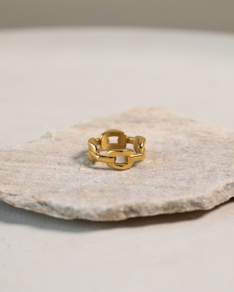 Chain Ring Gold - Things I Like Things I Love