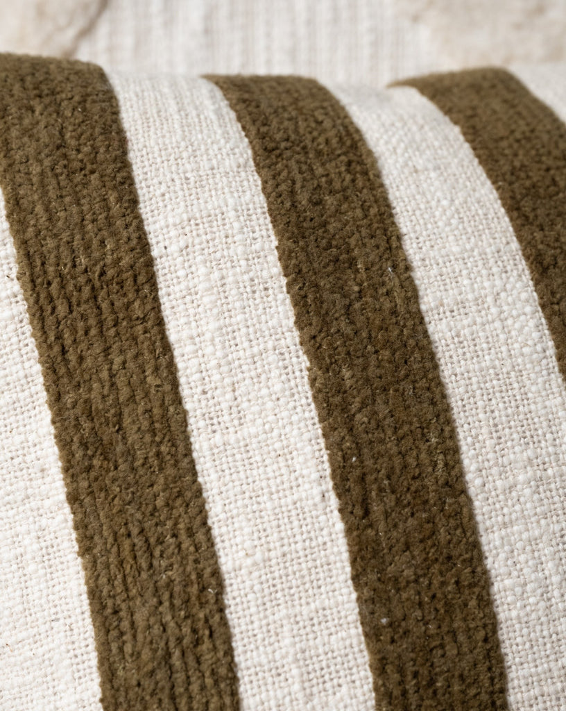 Cushion Stripe Stripe Green - Things I Like Things I Love