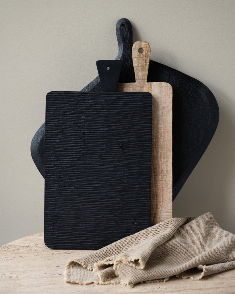 Cutting Board Rib Black - Things I Like Things I Love