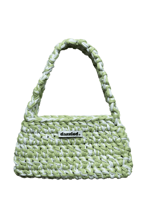 DAZZLED The Molly Bag Green White - Things I Like Things I Love