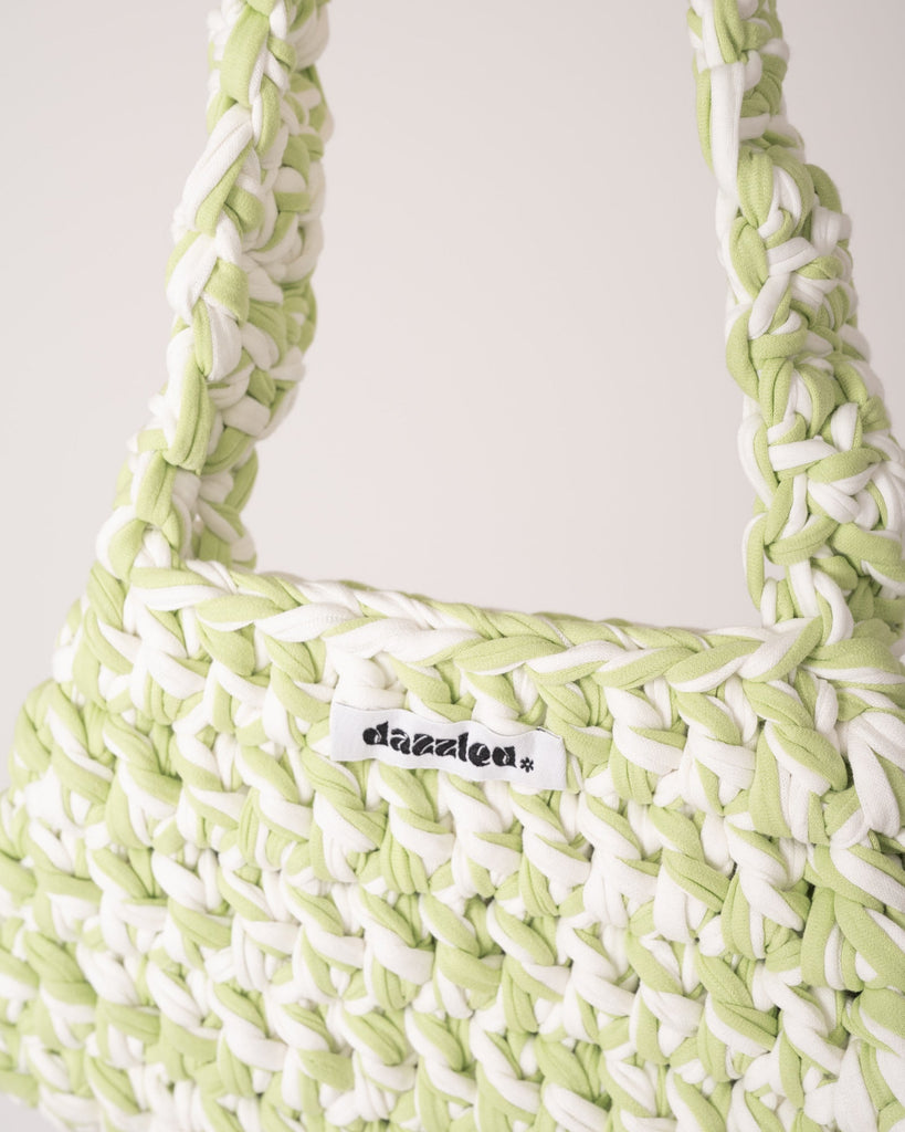DAZZLED The Molly Bag Green White - Things I Like Things I Love