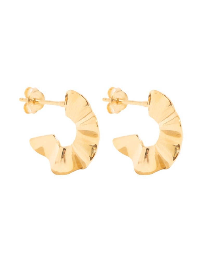 Gold Earring Stud Ambitious - Things I Like Things I Love