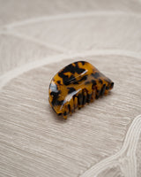 Hair Claw Clip Abstract Spotted Dark