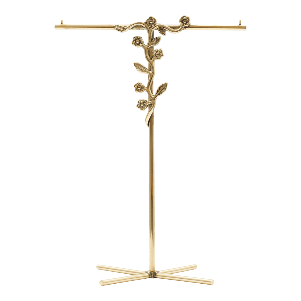Handmade À La Jewelry Stand Brass Flowers - Things I Like Things I Love