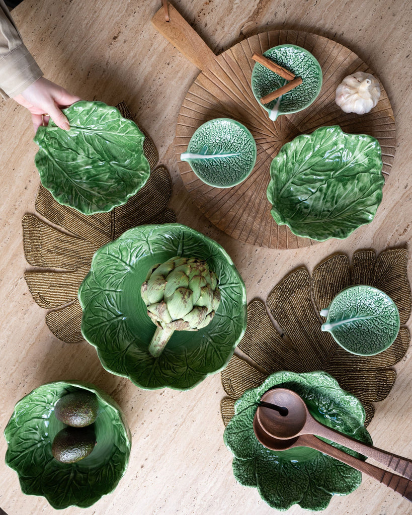 Handmade Cabbage Bowl Green - Things I Like Things I Love