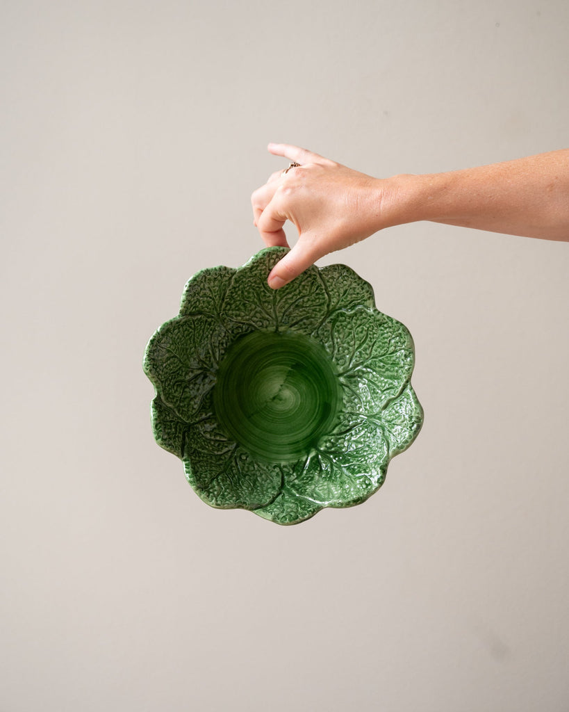 Handmade Cabbage Bowl Green - Things I Like Things I Love