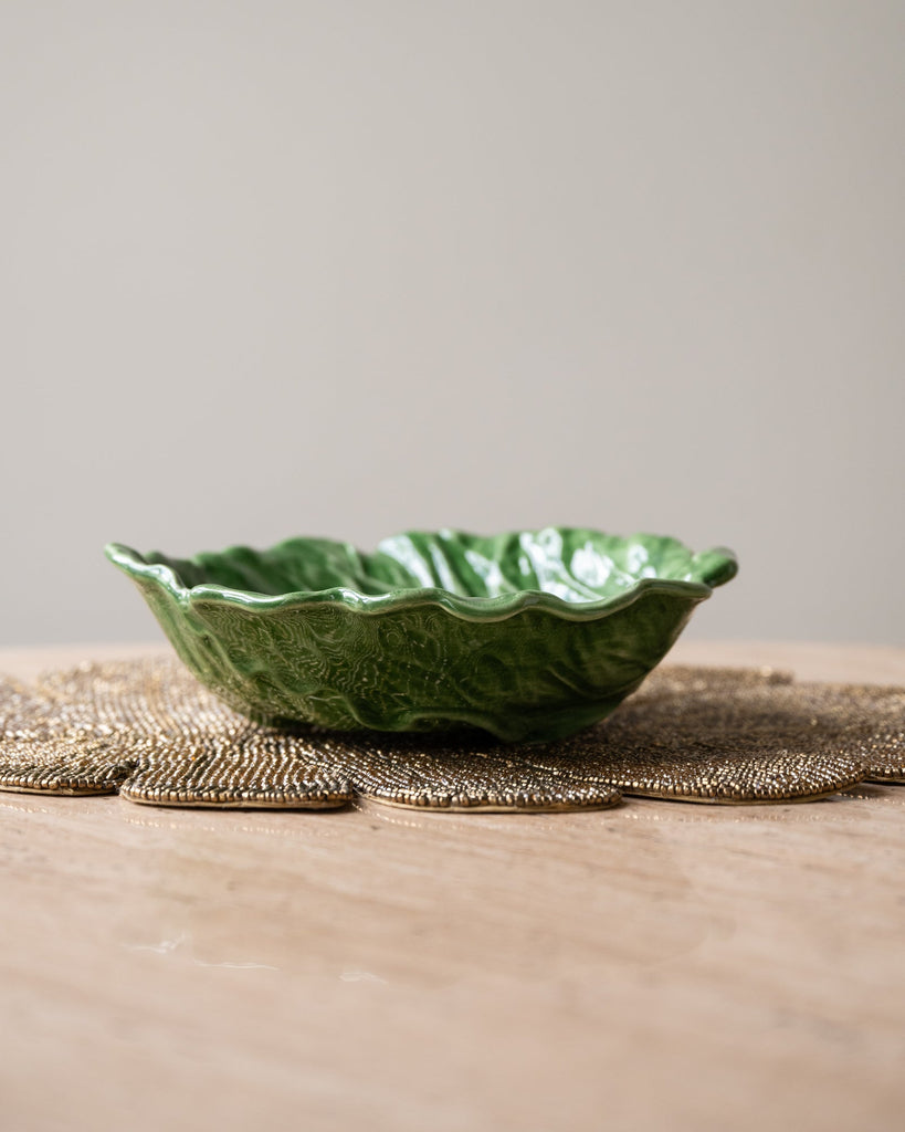 Handmade Cabbage Leaf Bowl - Things I Like Things I Love