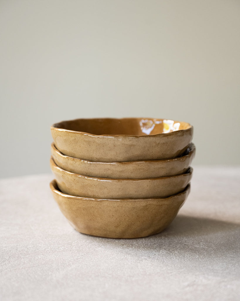 Handmade Medium Bowl Serpa Mustard - Things I Like Things I Love