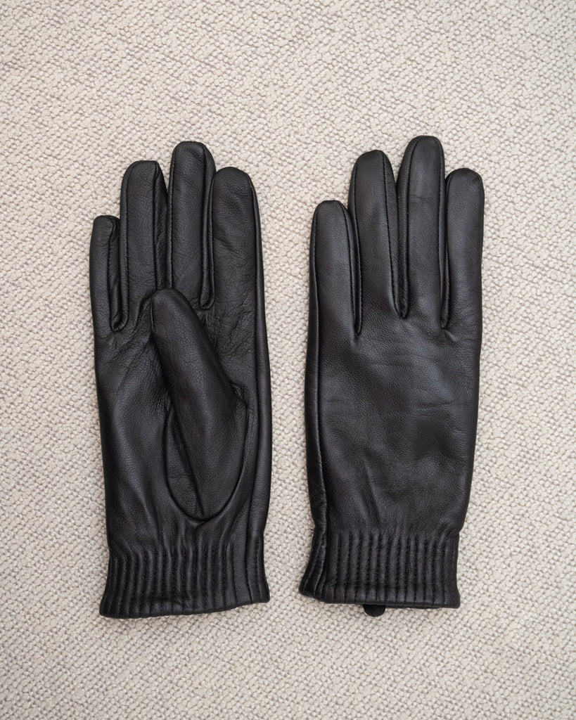 Inez Leather Gloves Black - Things I Like Things I Love