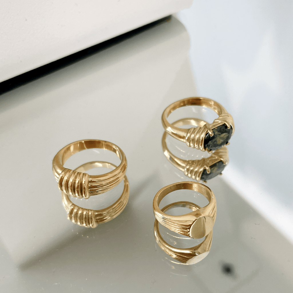 Jazzy Ring Gold Peridot - Things I Like Things I Love
