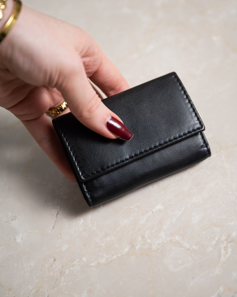 Leather Wallet Classic Black - Things I Like Things I Love
