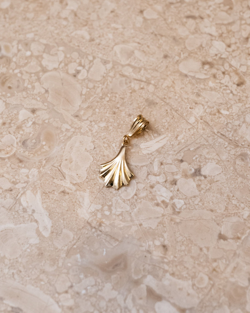 Necklace Charm Leaf Goldfilled - Things I Like Things I Love