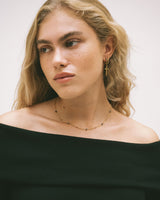 Halskette Doppel Dottie Schwarz