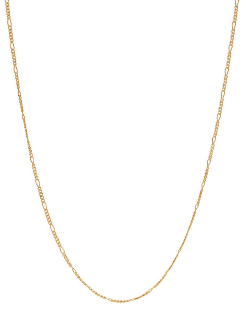 Necklace Figaro Goldplated - Things I Like Things I Love