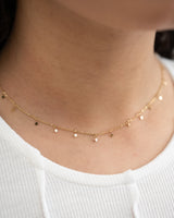 Necklace Choker Goldplated Starry Night