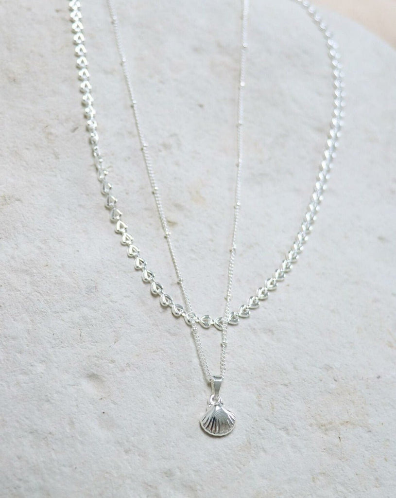 Necklace We Shell Sea Silver - Things I Like Things I Love