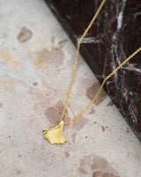 Necklace with Pendant Ginko Gold