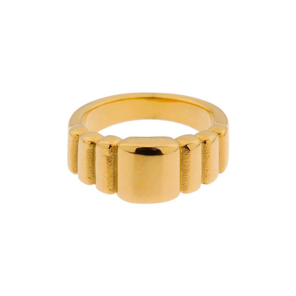 Rectangle Ring Gold - Things I Like Things I Love
