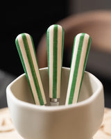 1 PC Spoon Stripe Green