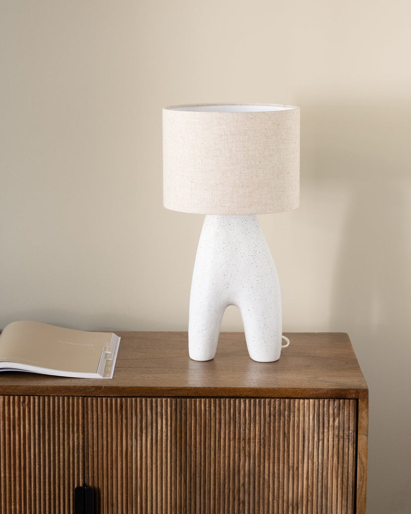 Table Lamp Cesare Ceramic White - Things I Like Things I Love