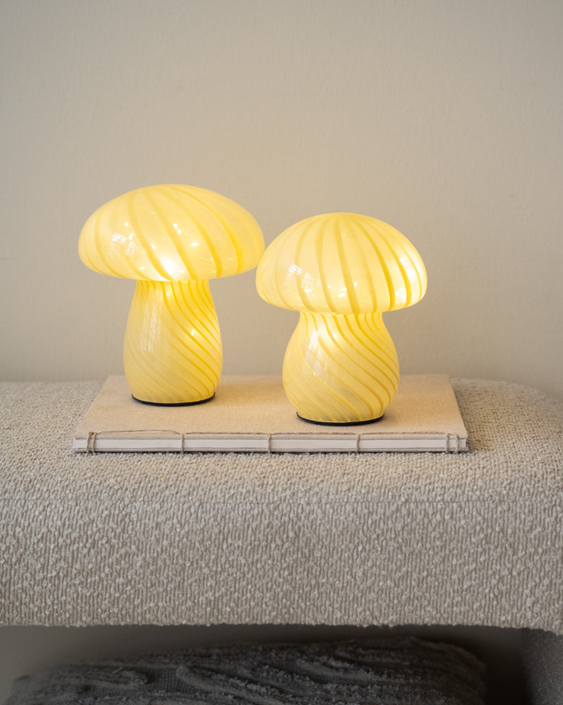 Table Lamp Mushroom Light Yellow - Things I Like Things I Love