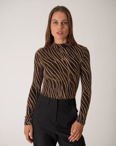 TILTIL Amilla Body Zebra Glitter Gold - Things I Like Things I Love