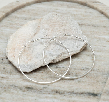 TILTIL Big Blooming Hoop Silver - Things I Like Things I Love