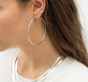 TILTIL Big Blooming Hoop Silver - Things I Like Things I Love